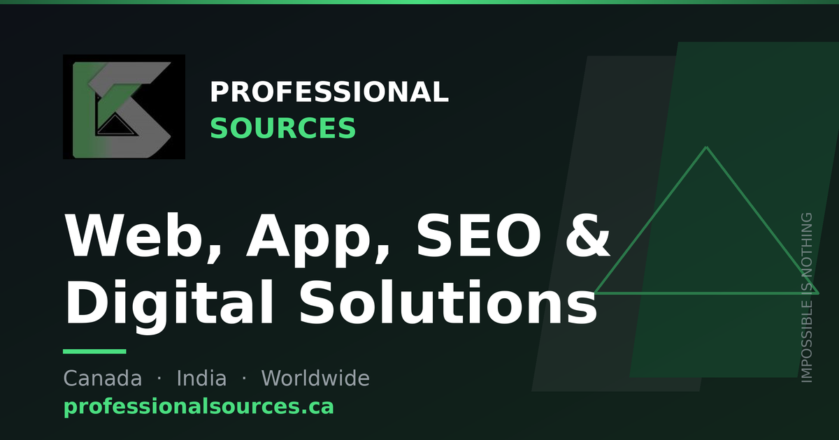 Website Development | Professional Sources